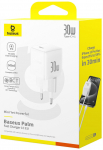 Wall Fast Charger Palm 30W USB-C QC3.0 PD3.0, White