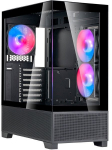 Silverstone Lucid 05 case (black, 270&deg; panoramic glass design)