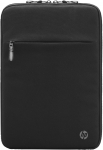HP Business 14.1 Laptop Sleeve, RFID & Bluetooth tracker Pocket, Sanitizable - Black