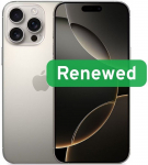 Apple Renewed Grade B | Apple iPhone 16 Pro | Natural Titanium | 6.3 " | OLED | 256 GB | 5G | iOS