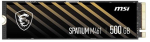 Dysk SSD MSI SPATIUM M461 500GB PCIe 4.0 NVMe M.2 2280 (4700/1700 MB/s) 3D NAND