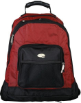 Addison 311015 notebook case 39.6 cm (15.6") Backpack Black, Burgundy