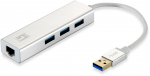 LevelOne Adapter USB-C -> GBit-LAN + USB3.0-Hub