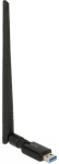 Delock USB 2.0 Dual Band WLAN ac/a/b/g/n Stick 433 Mbps with external Antenna