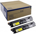 Brother Toner TN-900YTWIN Gelb Doppelpack (12000 Seiten)