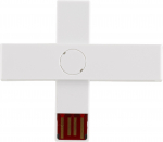 +ID smart card reader USB Blister, white