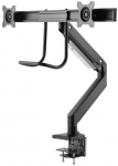 NEOMOUNTS FLAT SCREEN DESK MOUNT (10-32") DESK CLAMP/GROMMET