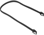 Sata III Kabel sleeve (schwarz, 60 cm)