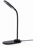 Gembird TA-WPC10-LED-01 Desk lamp with wireless charger, Black | Cold white, warm white, natural 2893-7072 K | Phone or