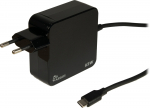 Inter-Tech PD-2065 65W USB-C Wall Charger Black