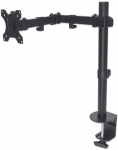 Universal Monitor Mount with Double-Link Swing Arm, 33.02 cm (13") to 81.28 cm (32") LCD Monitor up to 8 kg, black