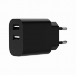GEMBIRD 2-Port Universal USB Charger 2.4A Black