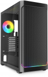Sharkoon Case AK4W RGB ATX 1xGlass Black