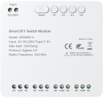 ZigBee 4-ch switch module, volt-free 32V AVATTO ZWSMMD-4-250V
