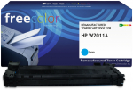 Freecolor Toner HP W2011A cyan mit chip 13000p kompatibel