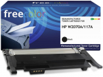 Freecolor Toner HP 117A W2070A black 1000 Seiten remanufactured
