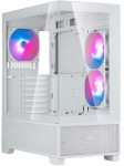 Silverstone Lucid 05 case (white, 270&deg; panoramic glass design)