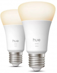Philips Hue W 1100 A60 2P EU | E27 | 9.5 W | Soft white light | Bluetooth and Zigbee