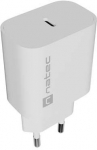 Wall charger Natec Ribera 1x USB-C 20W white