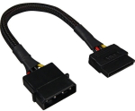 Sharkoon SATA Power Adapter (Black, 15cm)