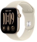 Apple Watch Series 12 (GPS + Cellular) 42 mm Guld Cream SmartWatch
