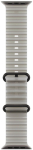 APPLE 49mm Translucent Grey Ocean Band - Black Titanium Finish | Apple