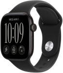 Apple Watch Series 12 GPS 42mm Black Aluminium Black Sport Band M/L