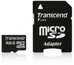 TRANSCEND 4GB micro SDHC Card Class 10