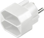 Goobay Euro multiple adaptor 2 x euro socket