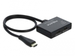 Delock HDMI Splitter 1 x HDMI in > 2 x HDMI out 4K 60 Hz