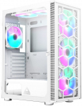 Montech X3 Glass Midi-Tower, RGB, Tempered Glass - white