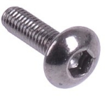 screw ISO 7380 M3 x 10 hexagonal fillister head - black nickel