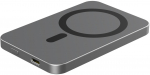 RealPower Powerbank PB-5000 MAG grau 5.000mAh