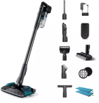 Philips 8000 series XC8055/01 stick vacuum/electric broom Battery Dry&wet Cyclonic Bagless 0.6 L Blue