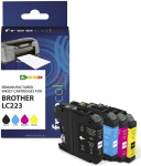 Freecolor Patrone Brother LC223 Multiplack BKCMY remanufactured
