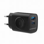 GEMBIRD 2-in-1 20W charger black