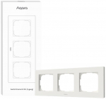 Aqara Switch Frame H2 (3-gang), white