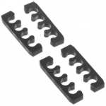 Alphacool Eiskamm X4 Flat - 3mm black - 4 pcs