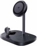 Wireless Magnetic Charging Stand EnerFill FS41 3-in-1 22.5W USB-C, Black