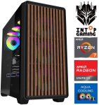 INTOP AQUA Ryzen 7 9700X 32GB DDR5 1TB SSD M.2 NVME+2TB RX9060XT 16GB no-OS