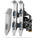 Axagon PCEA-S4N PCIe controller 4x serial