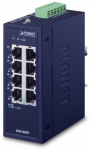 PLANET Industrial 8-Port 10/100TX Compact Ethernet Switch