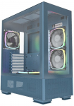 Montech SKY TWO Midi-Tower Case - Blue with ARGB Fans