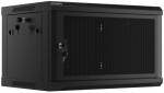 Lanberg Hanging cabinet 19 inches 6U 600x450 perforated doors (flat pack) black