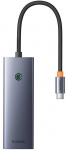 Hub 7in1 Baseus UltraJoy, USB-C - HDMI, 3xUSB 3.0, PD, SD/TF (grey)