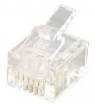 Modular Plug, 6P4C, 100 pcs