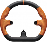 Asetek SimSports GT Rim - Closed D, Leather - Orange