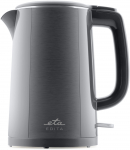 ETA Kettle | ETA859590020 EDITA | Electric | 2200 W | 1.5 L | Stainless steel | 360&deg; rotational base | Gray
