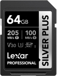 Lexar Professional SILVER PLUS SDXC 64GB memory card