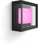 Philips HUE Econic LED Wandleuchte. quadratisch. schwarz